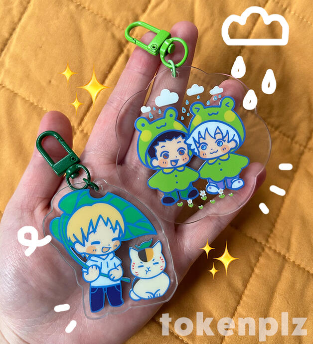 Natsume + HxH keychains