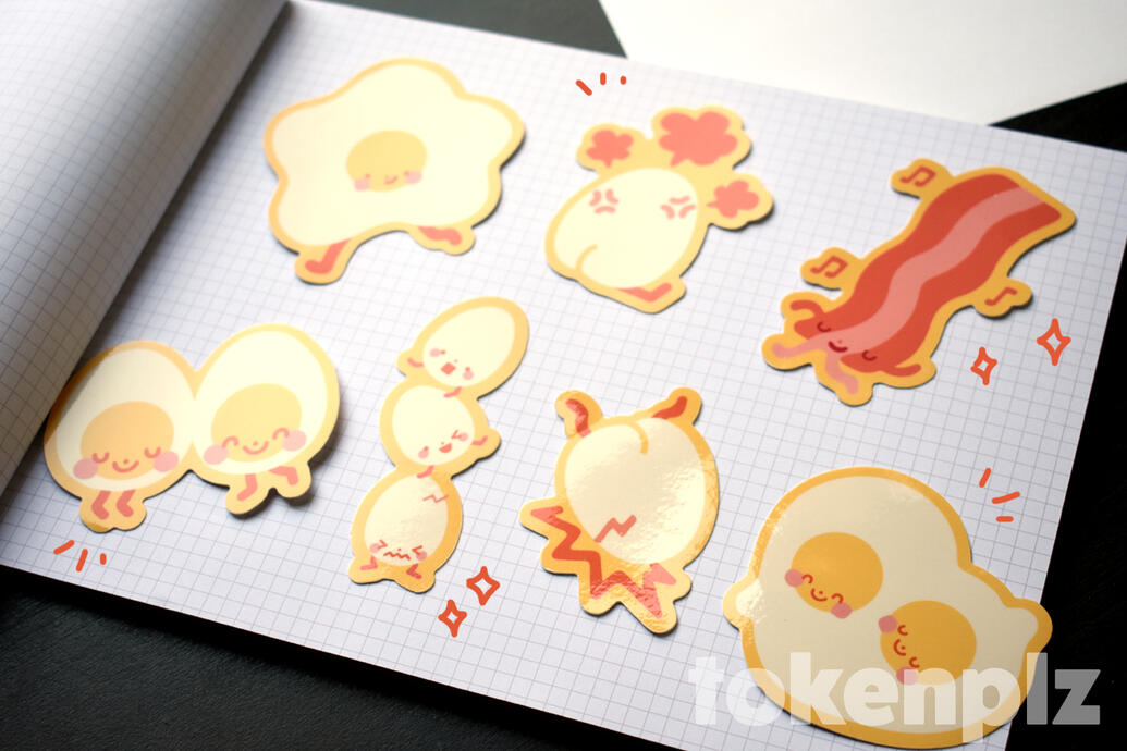 egg stickers